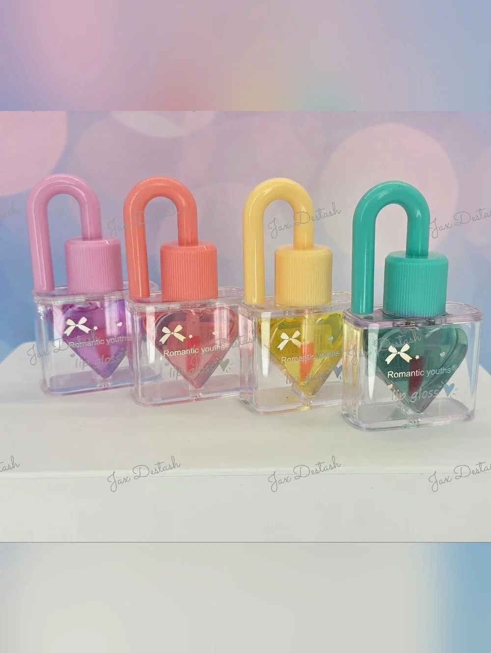 Lip Gloss Bundle with Colorful Handles